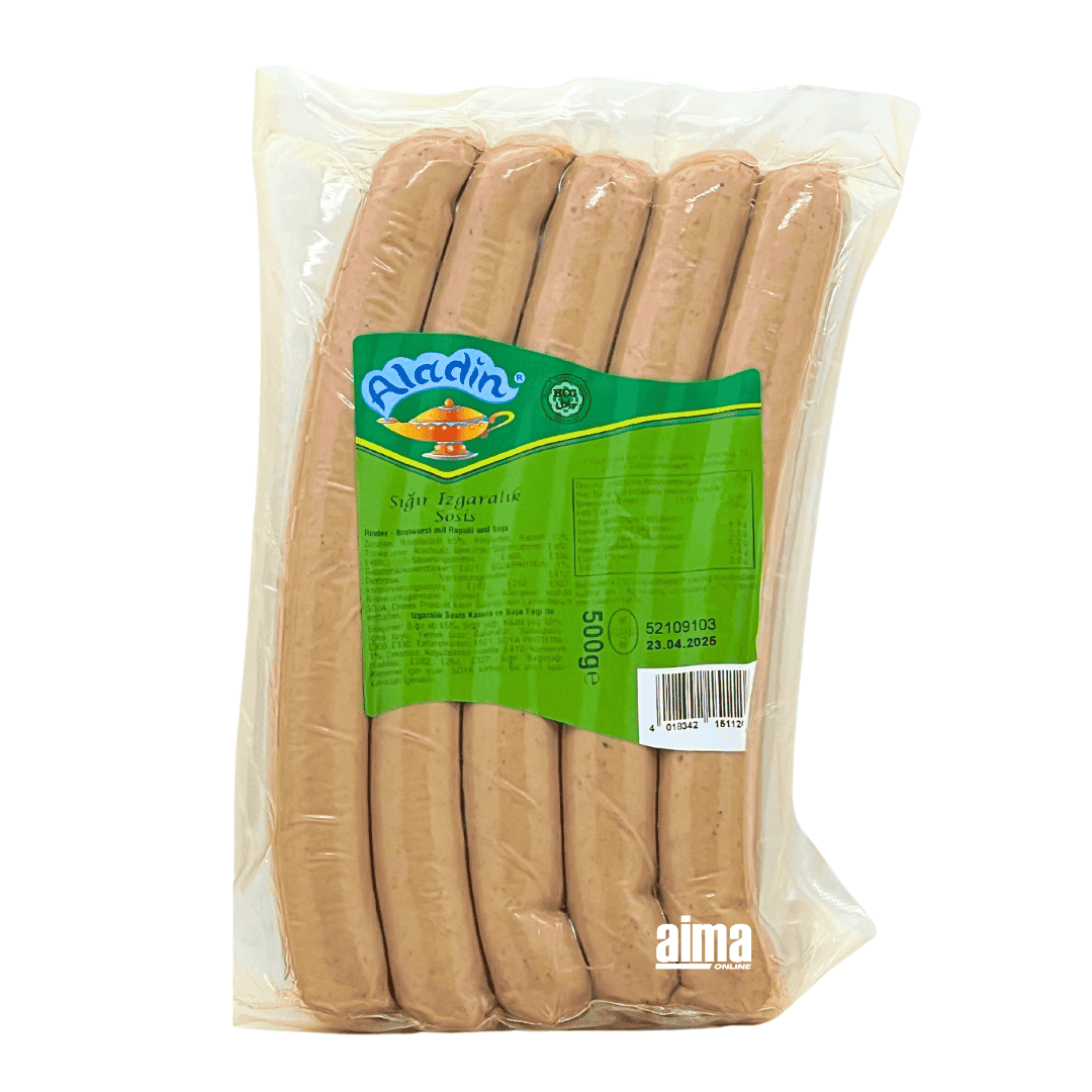 Aladin - Sigir Izgaralik Sois, Rinderbratwurst 500g