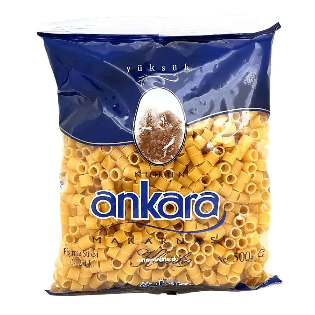 Ankara Yüksük Makarna Fingerhüte Nudeln 500g