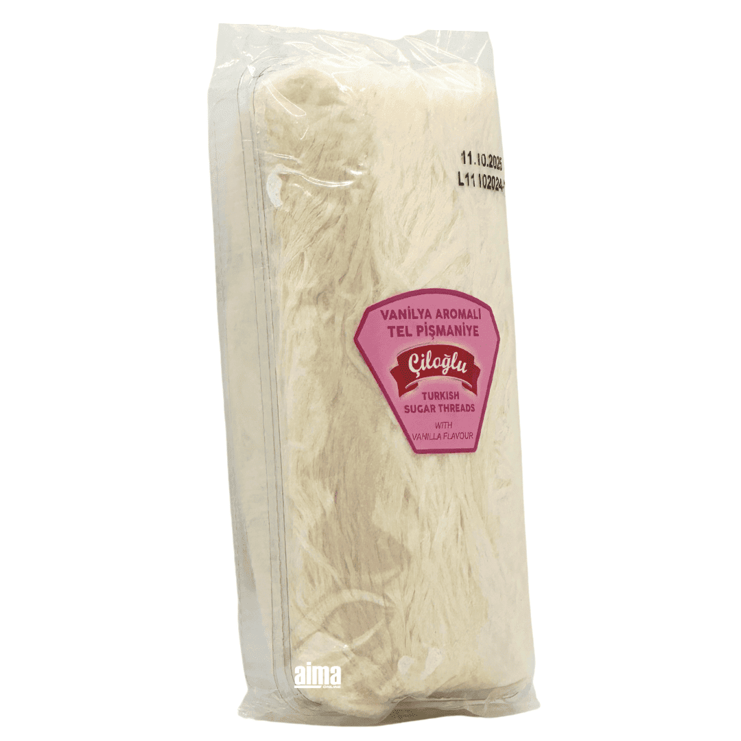 Ciloglu Tel Pismaniye – Türkische Zuckerwatte mit Vanille 250g