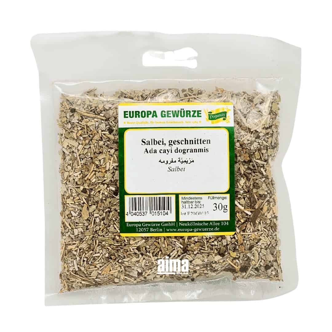 Europa Gewürze Ada Cayi dogranmis - Salbei geschnitten 30g
