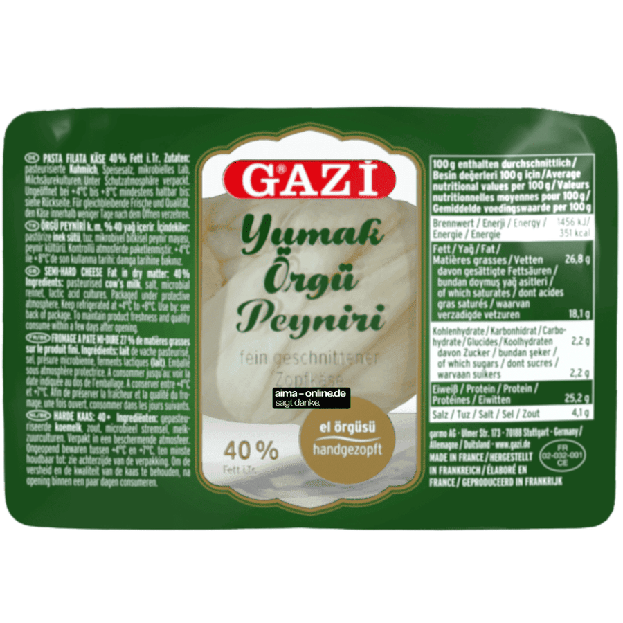 GaziYumakOrguePeynir