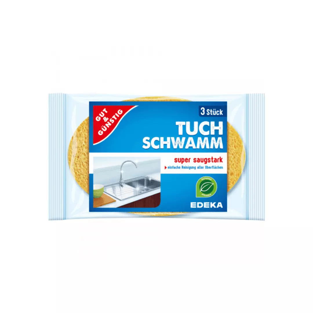 Gut & Günstig Tuchschwamm 3Stück