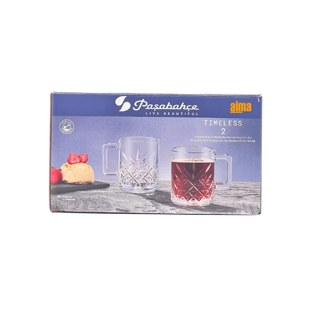 Pasabahce Timeless Henkelbecher 2er Set