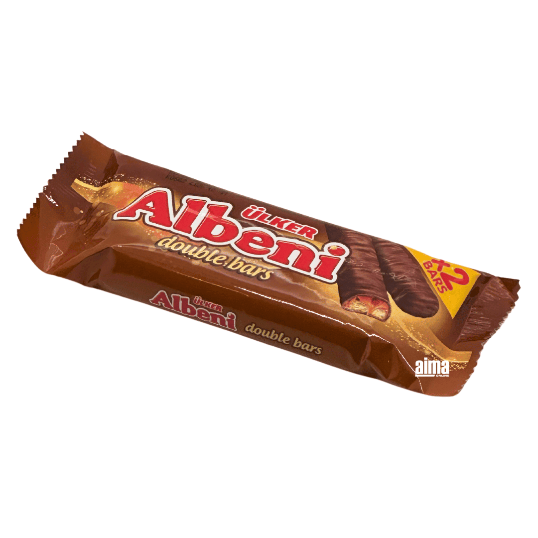 Ülker - Albeni 2x Milchschokolade Riegel mit Karamell und Keks 80g