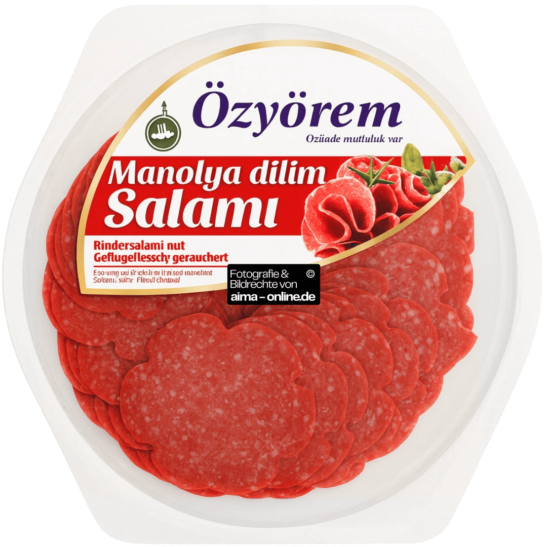 Özyörem - Manolya Salami Rindersalami 80g