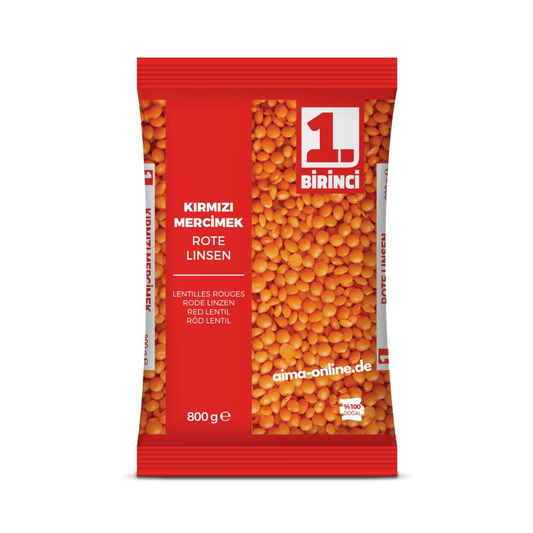 1.Birinci Kirmizi Mercimek - Rote Linsen 800g