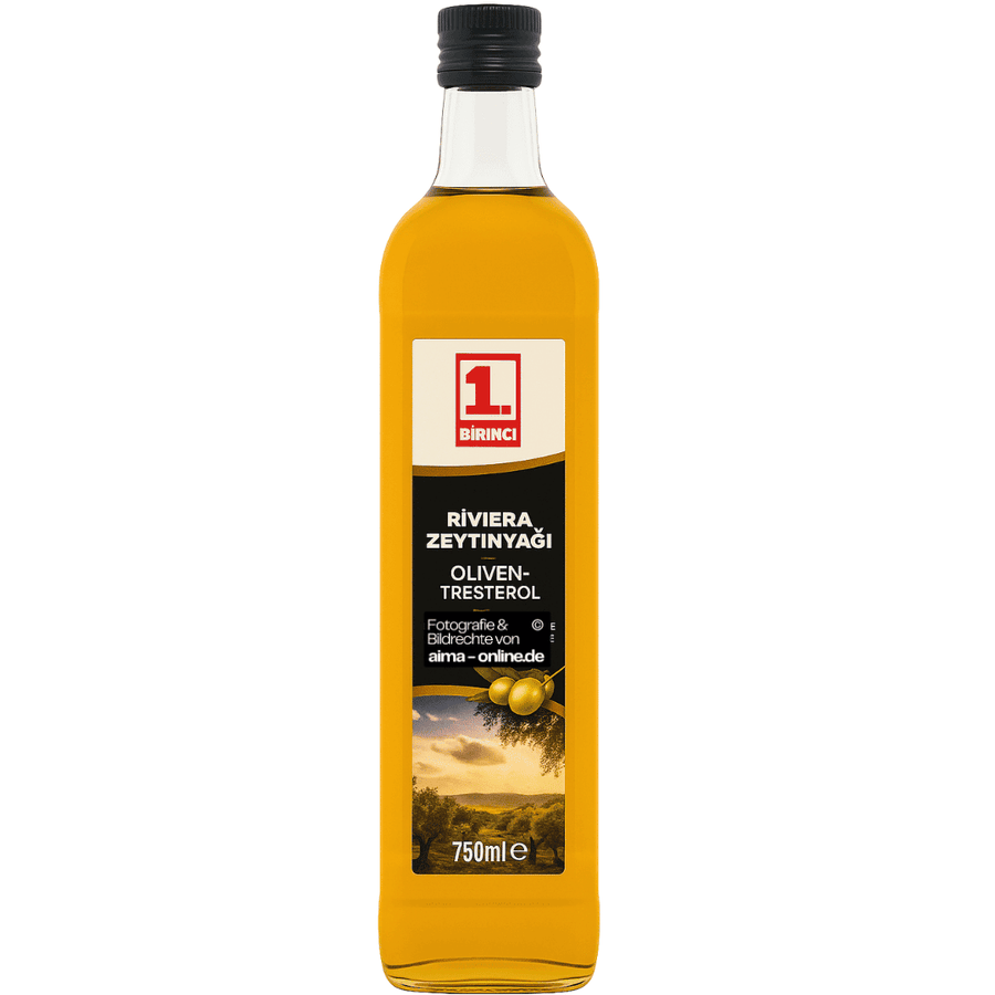1.Birinci - Oliven-Tresteröl, Riviera Zeytinyagi 750ml