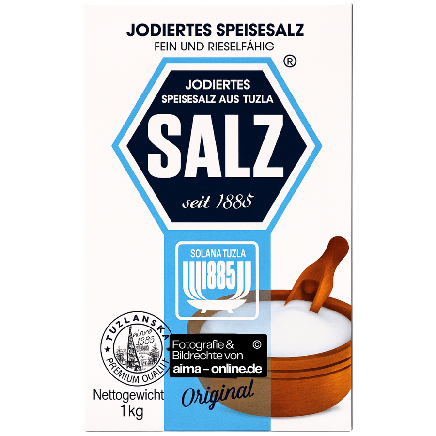 Solana - Original Jodiertes Speisesalz Salz 1kg