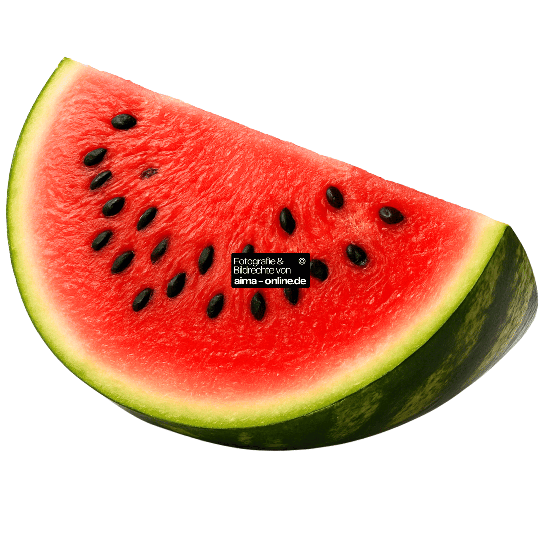 1/4 Wassermelone mit Kerne