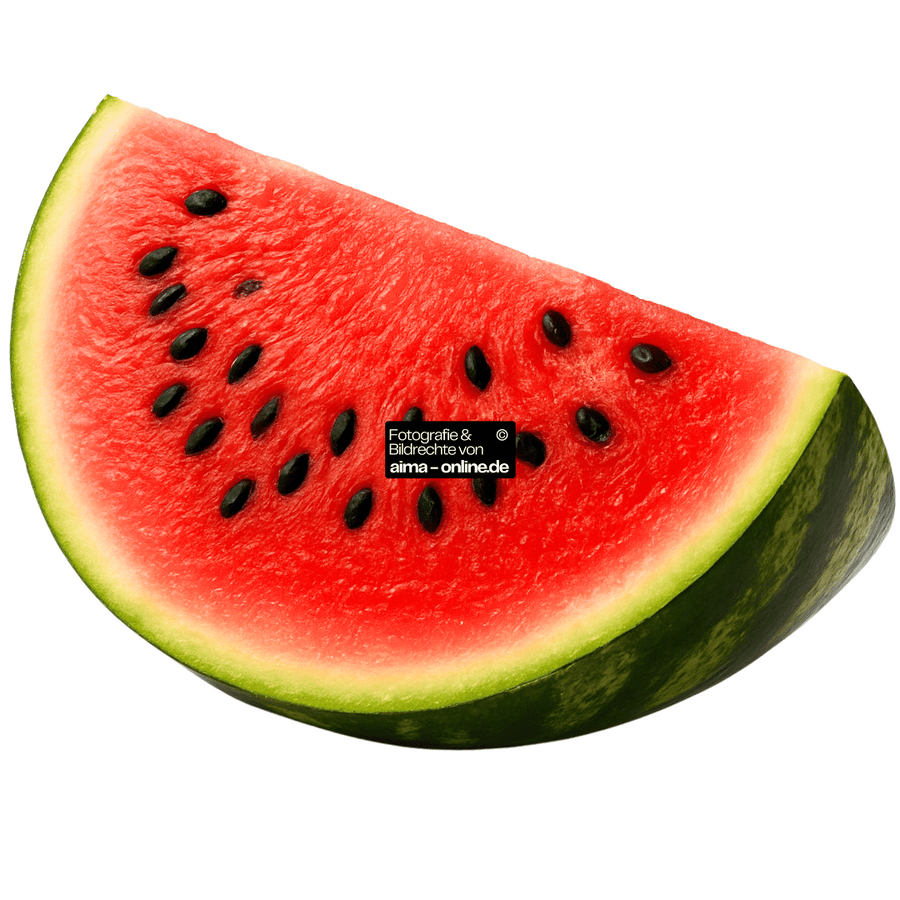 1/4 Wassermelone mit Kerne