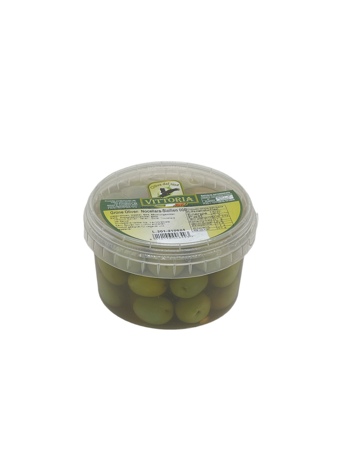 Vittoria Yeşil Zeytin Nocellara 850gr