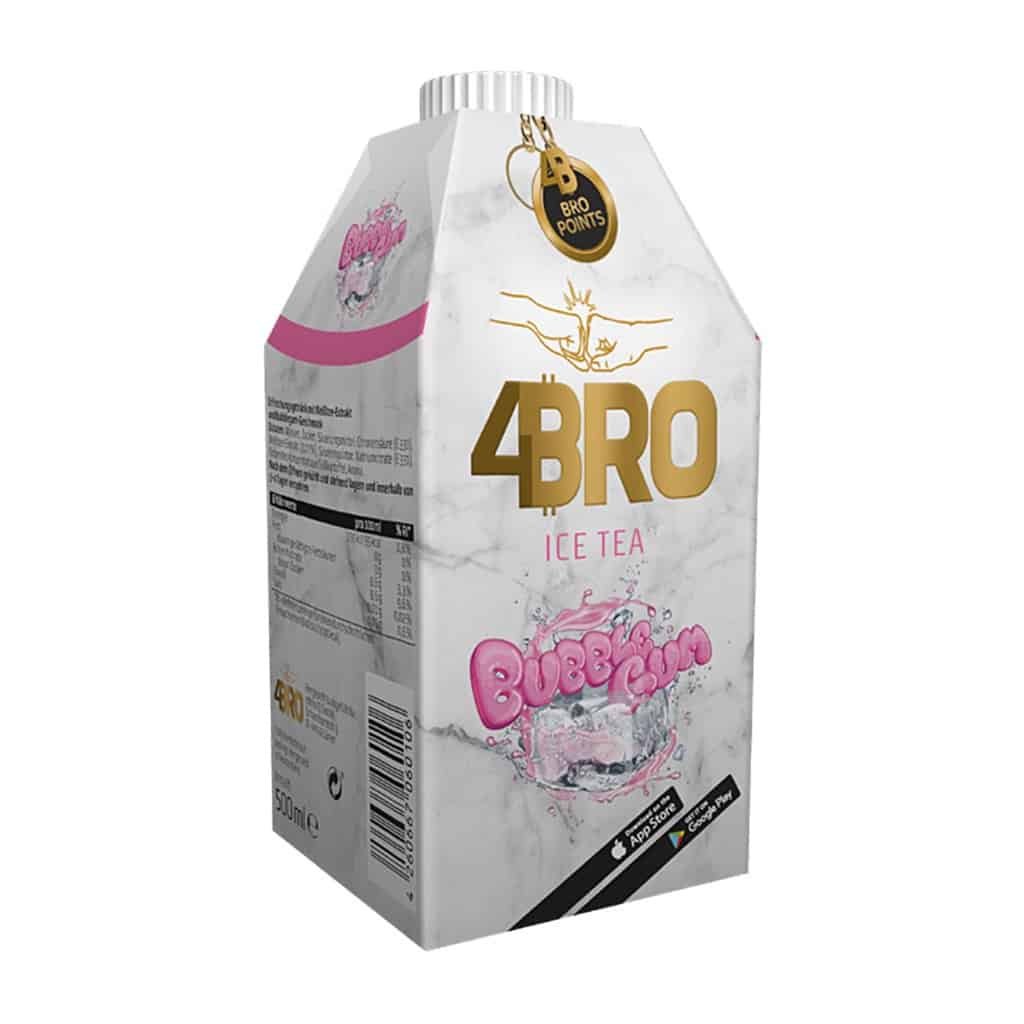 4Bro Ice Tea Bubble Gum 500ml