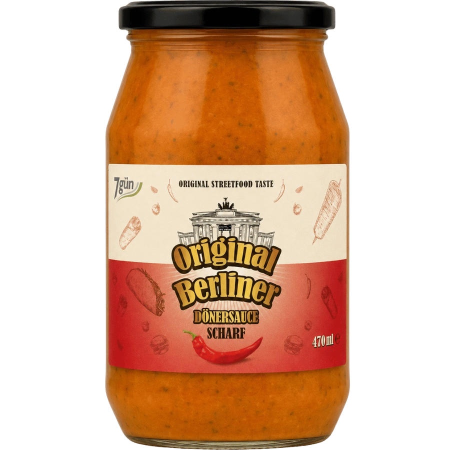 7Gün - Original Berliner Dönersauce Scharf 470ml