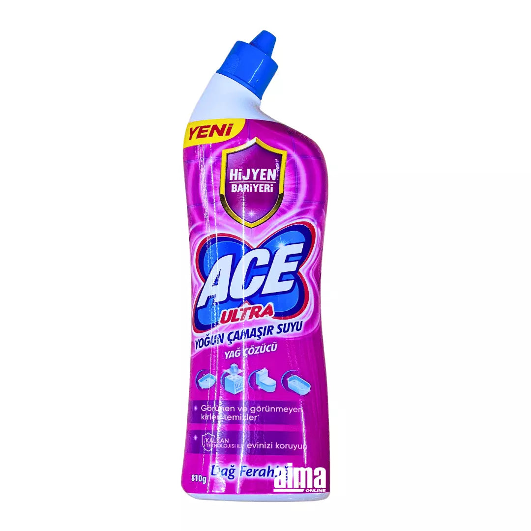 Ace Ultra Yogun Camasir Suyu Dağ Ferahlığı - taze kokulu yağ çözücü 750ml