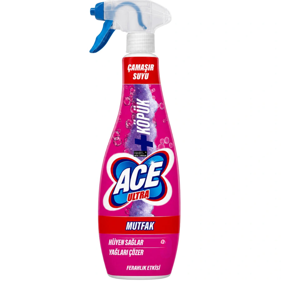 Ace Ultra Mutfak Köpük Çamaşır Suyu - Bleich- und Fettlöser Spray 700ml
