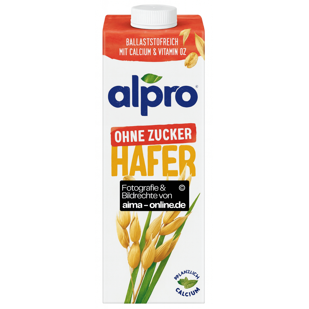 Alpro - Hafer-Drink Ohne Zucker Vegan 1L