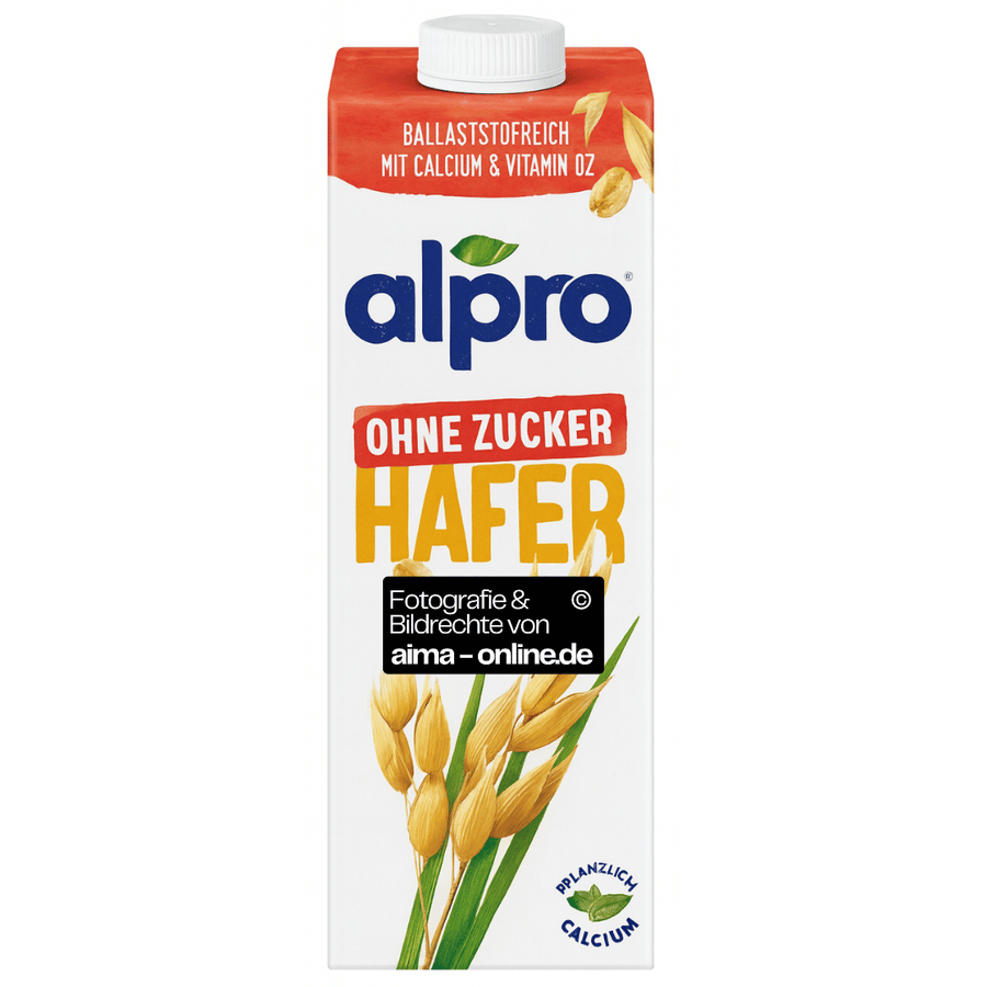Alpro - Hafer-Drink Ohne Zucker Vegan 1L