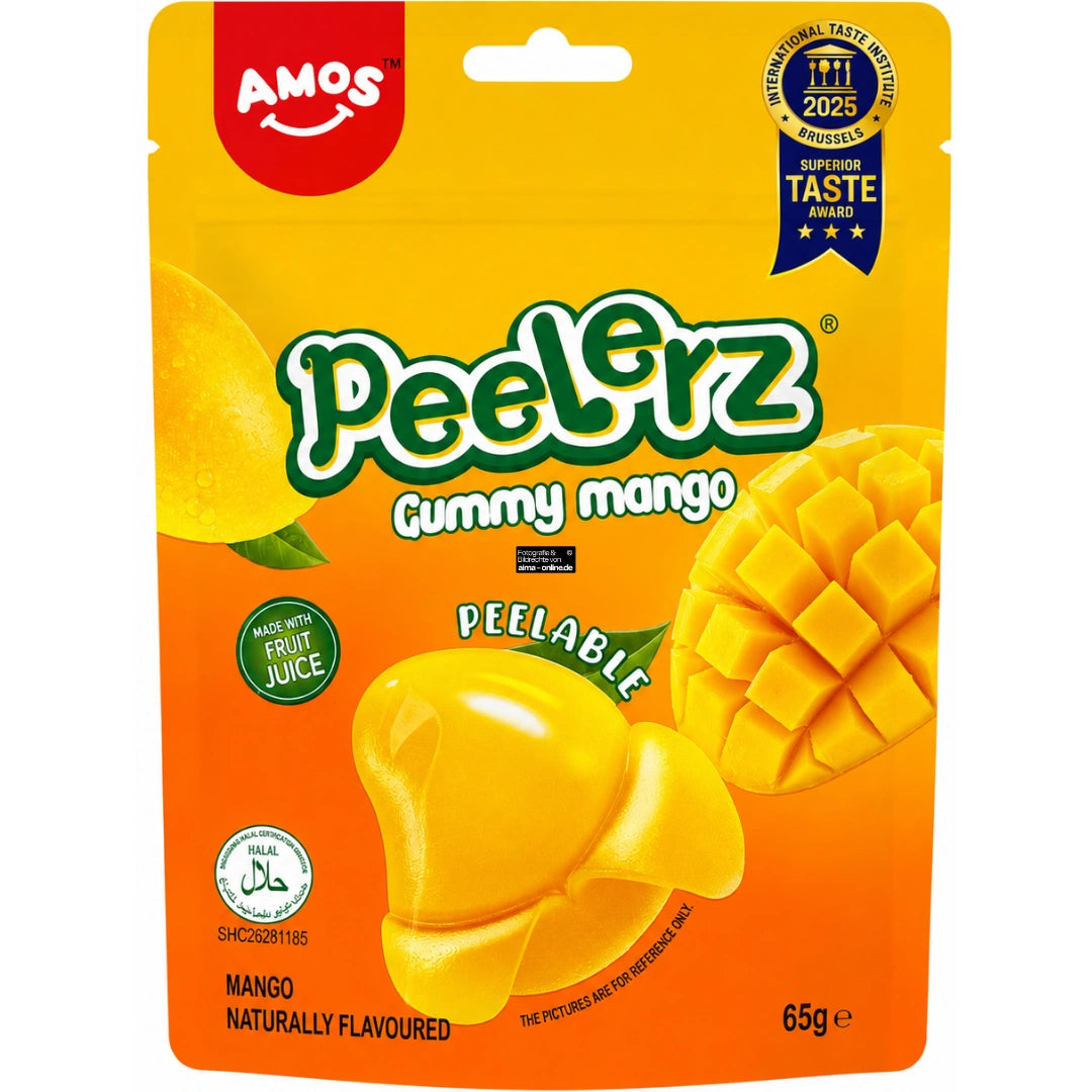 Amos - Peelerz Gummy Mango 65g