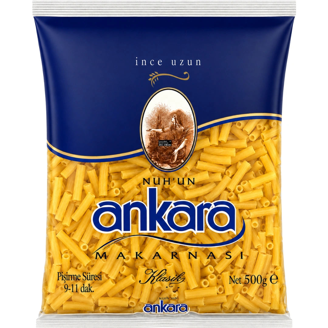 Ankara Ince Uzun Makarna Sedanini Rigati 500g