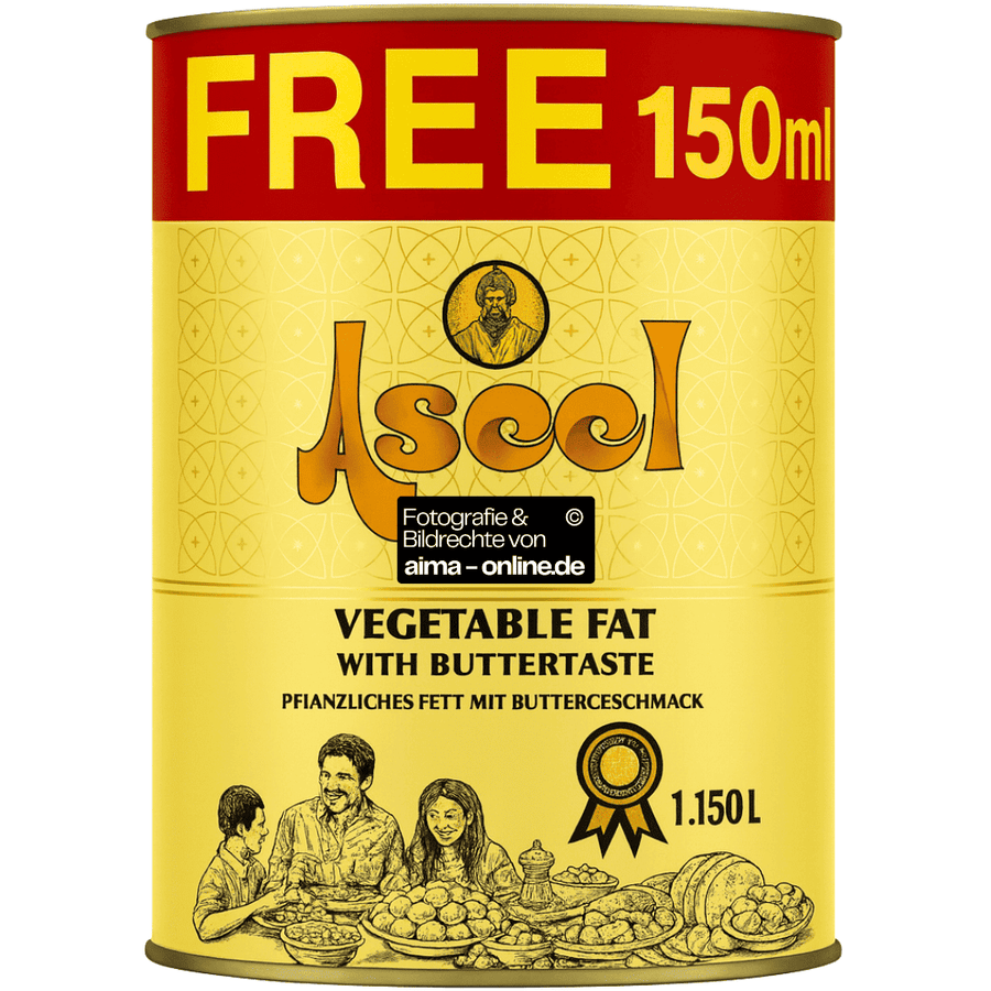 Aseel - Pflanzen Ghee 1150ml