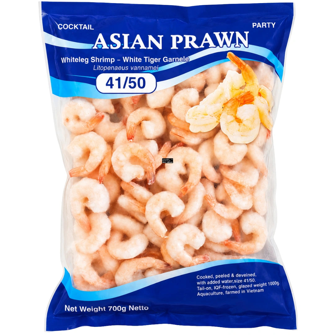 Asian Prawn Whiteleg Shrimp - White Tiger Garnele 41/50 1kg