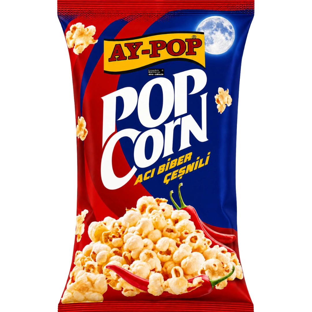 AY-POP - Popcorn mit Chili-Geschmack, Acı Biber Çeşnili 65g