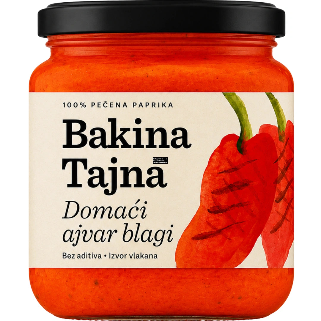 Bakina Tajna Domaci Ajvar - Ajvar mild 550g