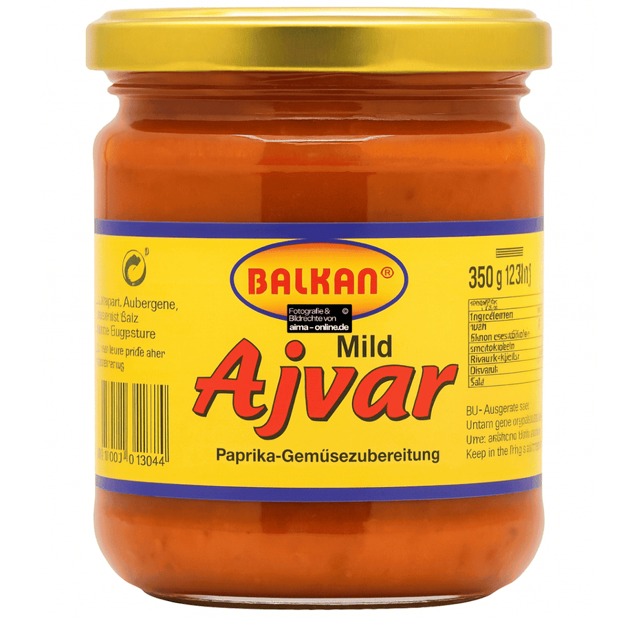 Ajvar in Mild von Balkan