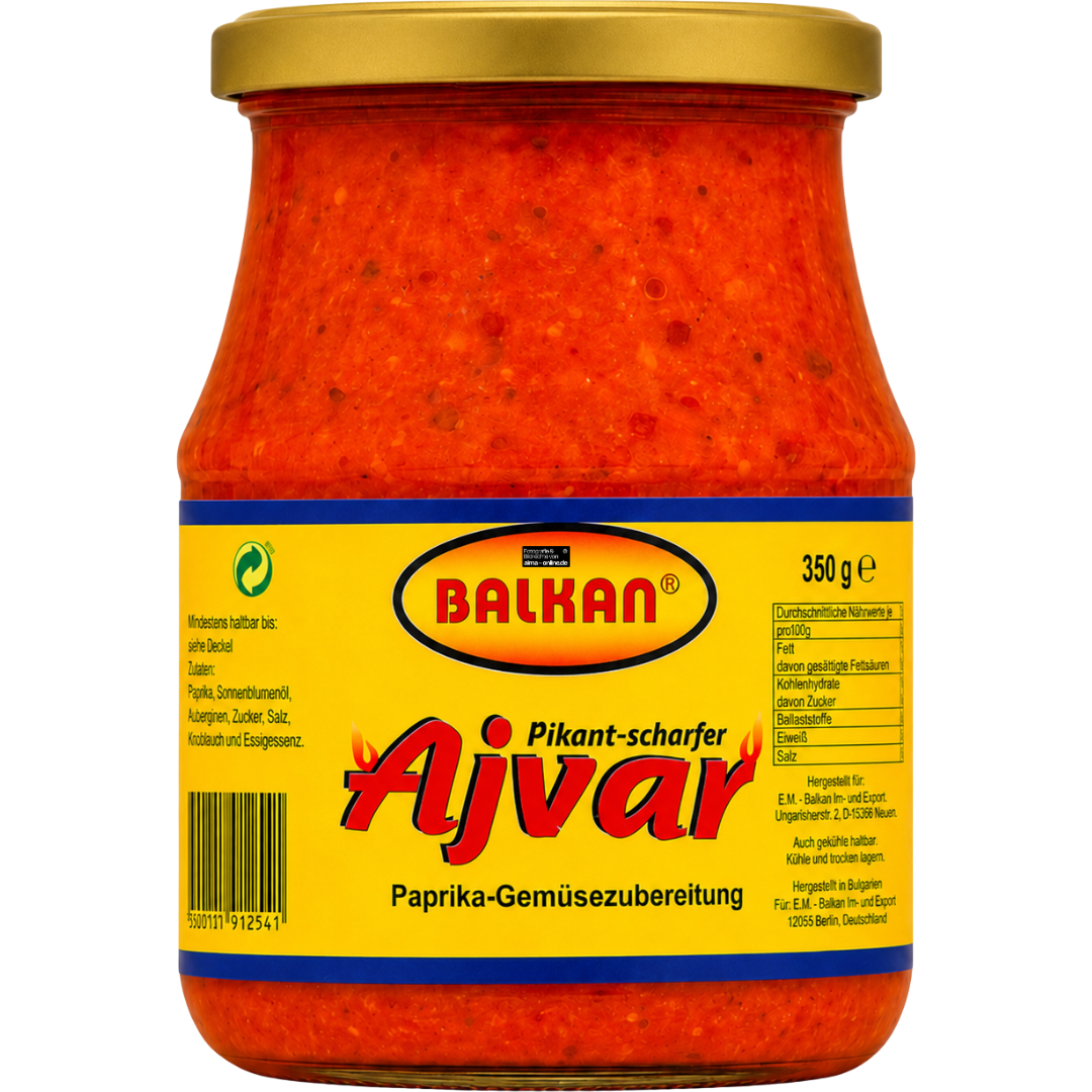 Balkan - Ajvar in Scharf 350g