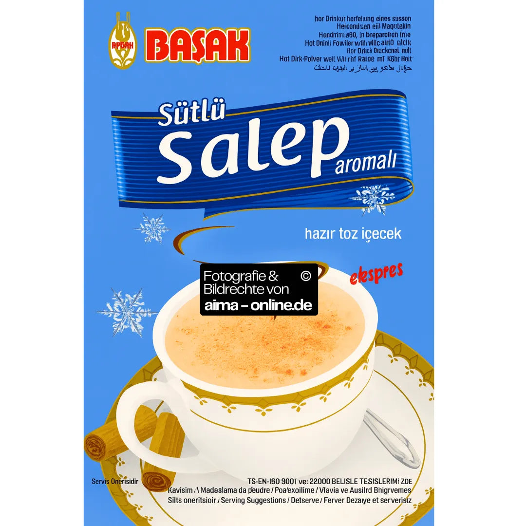 Basak - Instant Heißgetränk mit Milchpulver, Sütlü Salep Aromali 500g
