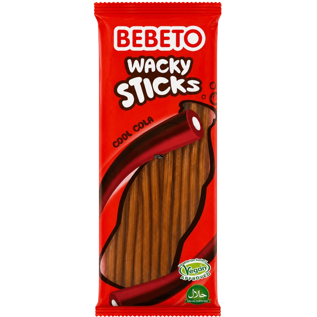 Bebeto - Wacky Sticks Cool Cola Fruchtgummi 180g