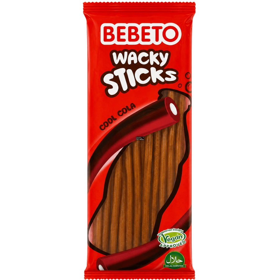 Bebeto - Wacky Sticks Cool Cola Fruchtgummi 180g