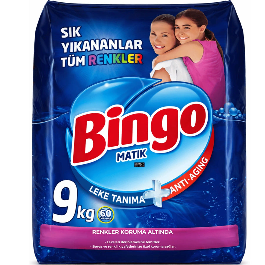 Bingo - Mutlu Yuvam Waschpulver für häufiges Waschen & alle Farben 9kg