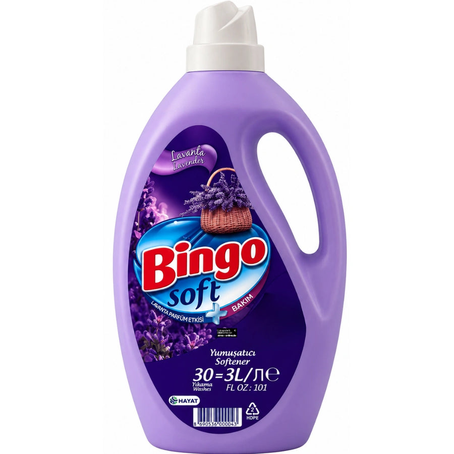 Bingo Soft - Weichspüler Lavendel, Lavanta Yumuşatıcı 3L (30 Waschladungen)