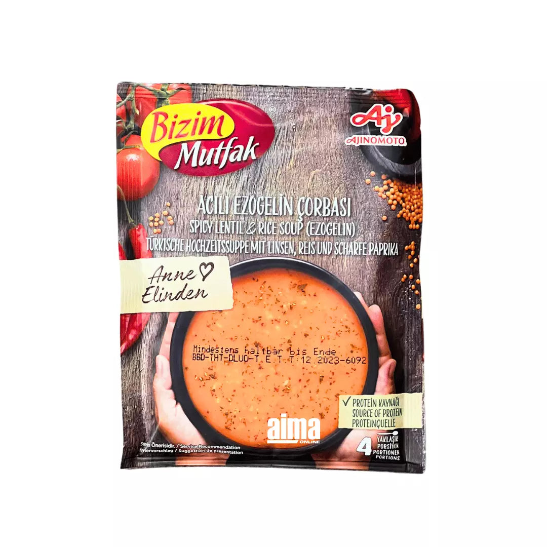 Bizim Mutfak Acili Ezogelin Çorbası - Pirinçli baharatlı mercimek çorbası 79gr