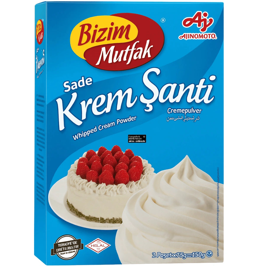Bizim Mutfak -  Cremepulver, Sade Kremsanti 2x75g