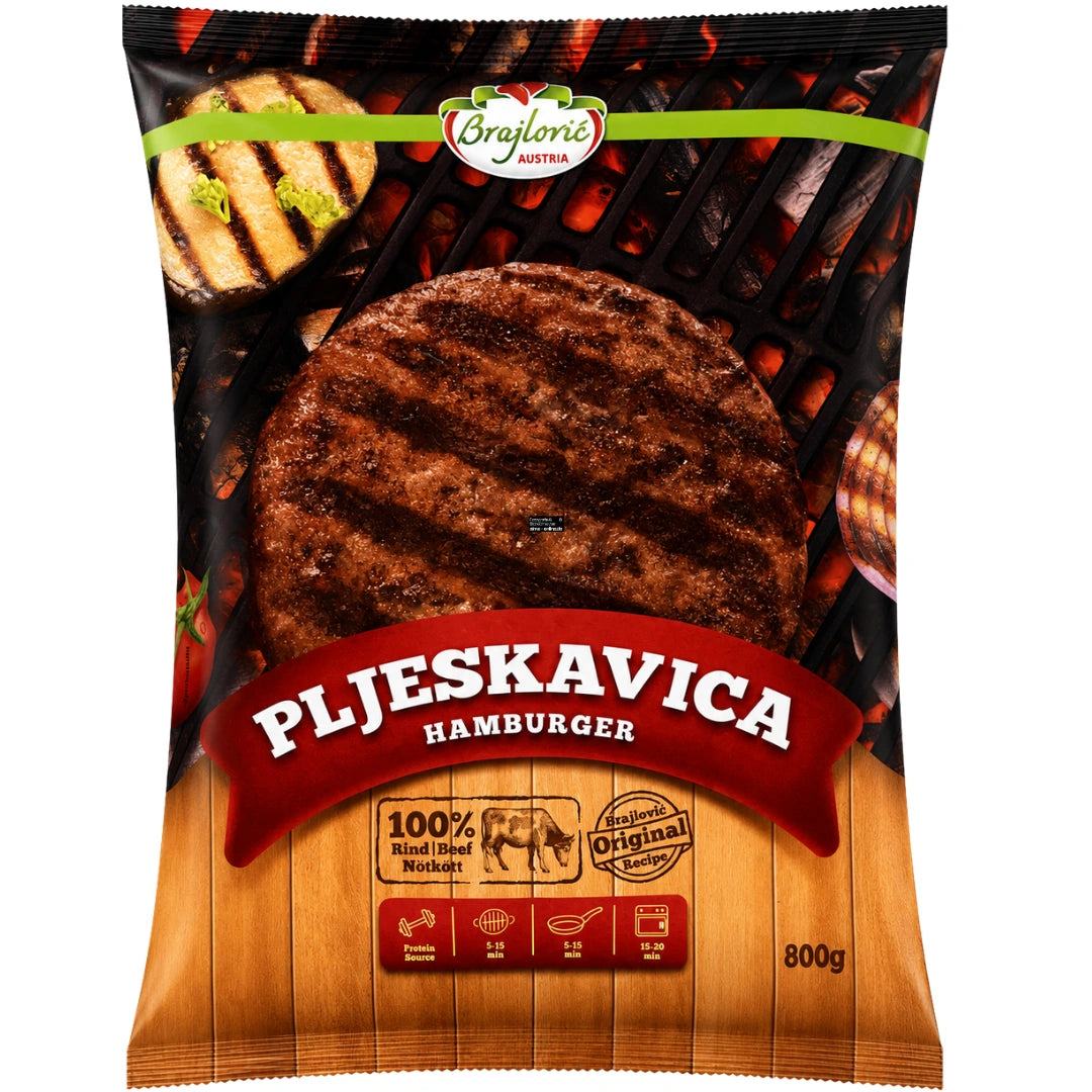 Brajlovic Pljeskavica - Hamburgerpatties 800g