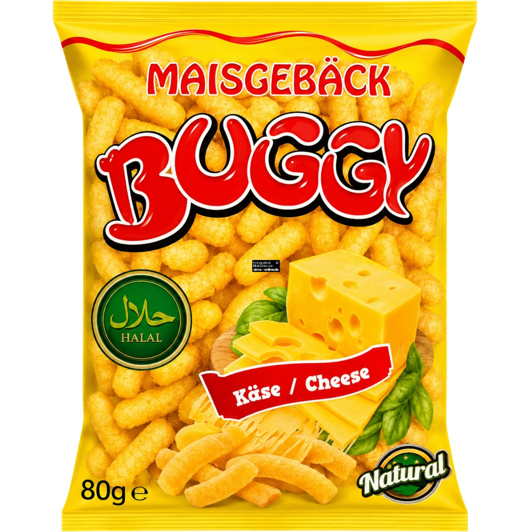 Buggy - Maisgebäck mit Käsegeschmack 80g