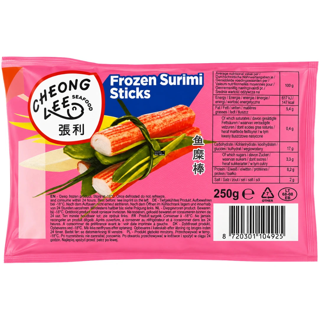 Cheong Lee Frozen Surimi Sticks - Surimi Sticks gefroren 250g