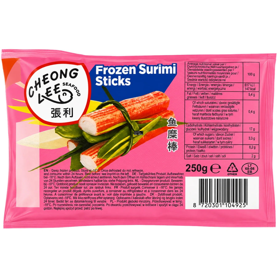 Cheong Lee Frozen Surimi Sticks - Surimi Sticks gefroren 250g