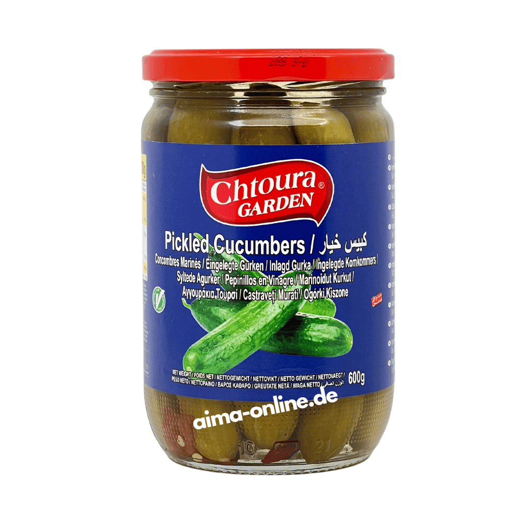 Chtoura Garden Pickled Cucumbers - Eingelegte Gurken 600g