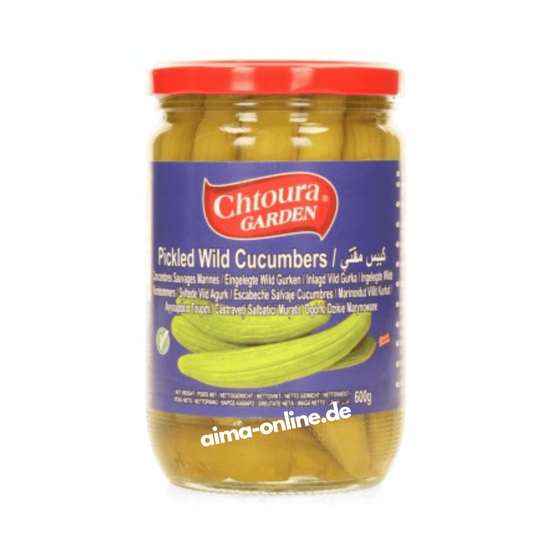 Chtoura Garden Pickled Wild Cucumbers - Eingelegte Wildgurke 600g