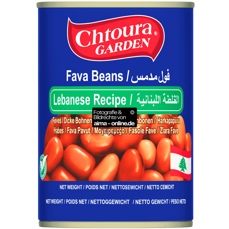 Chtoura Garden - Gekochte Fava Bohnen (Lebanese Recipe) 400g