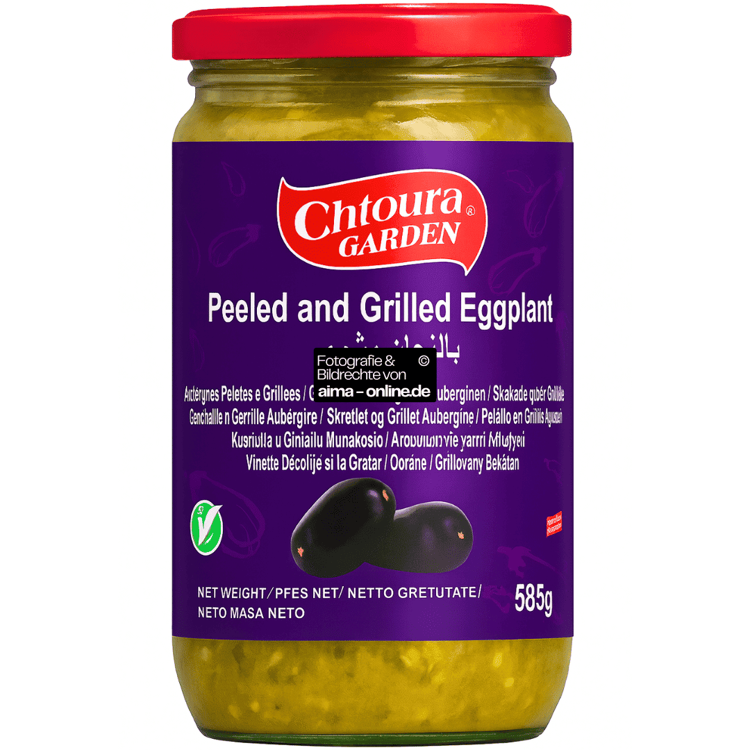 Chtoura Garden - Geschälte und Gegrillte Auberginen 585g