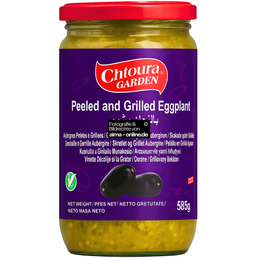 Chtoura Garden - Geschälte und Gegrillte Auberginen 585g