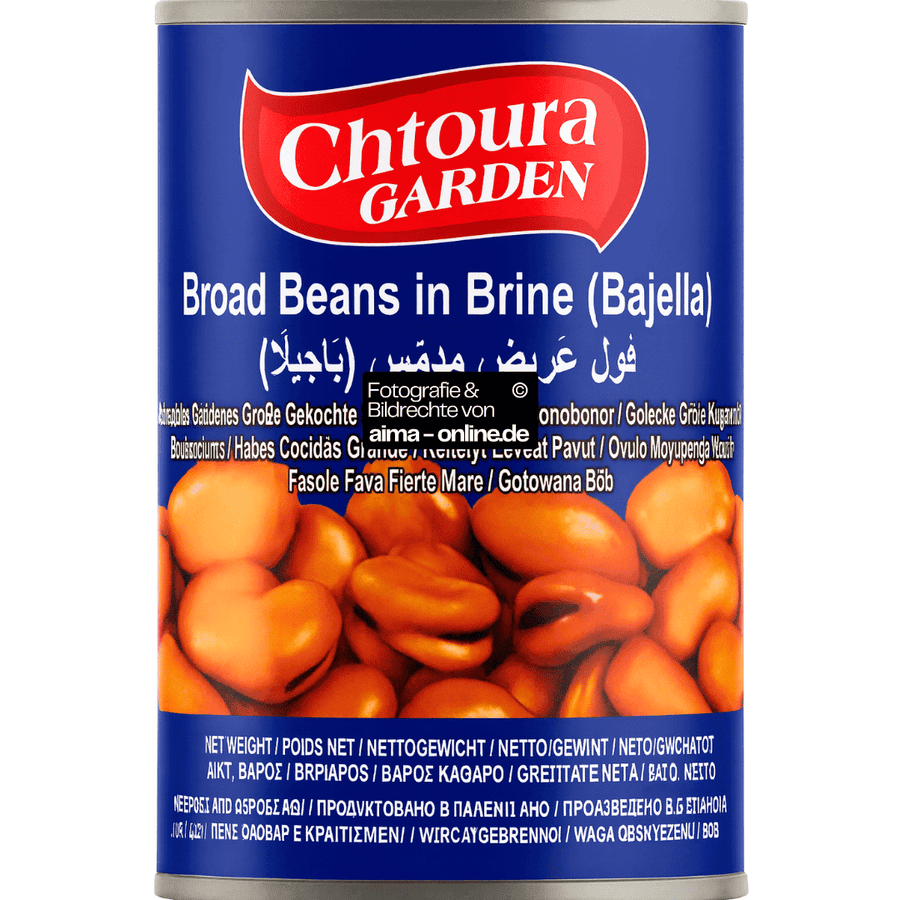 Chtoura Garden - Große Gekochte Saubohnen 400g