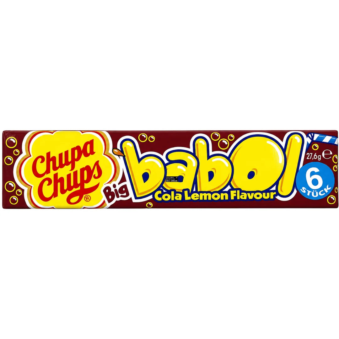 Chupa Chups - Big Babol Cola Lemon Kaugummi