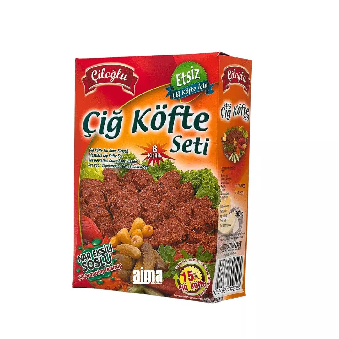 Çiloğlu Etsiz Çiğ Köfte Seti - Etsiz Çiğ Köfte Seti 500gr