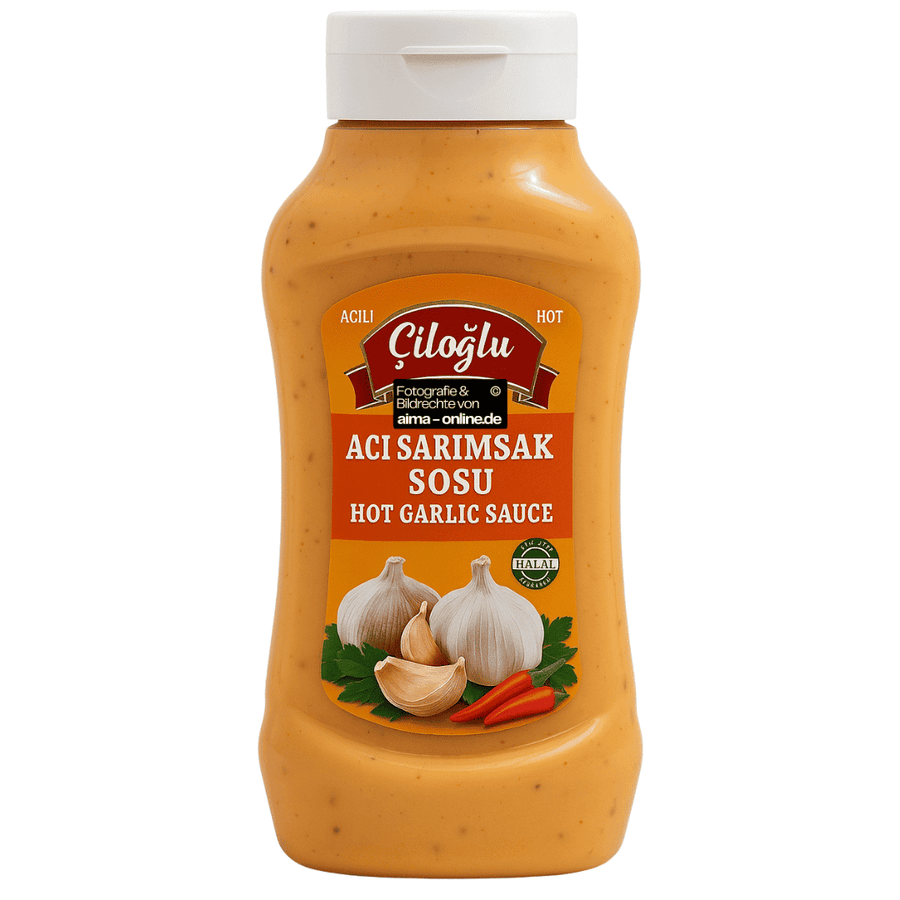 Ciloglu - Knoblauch Soße Scharf, Acili Sarimsak Sosu 480g