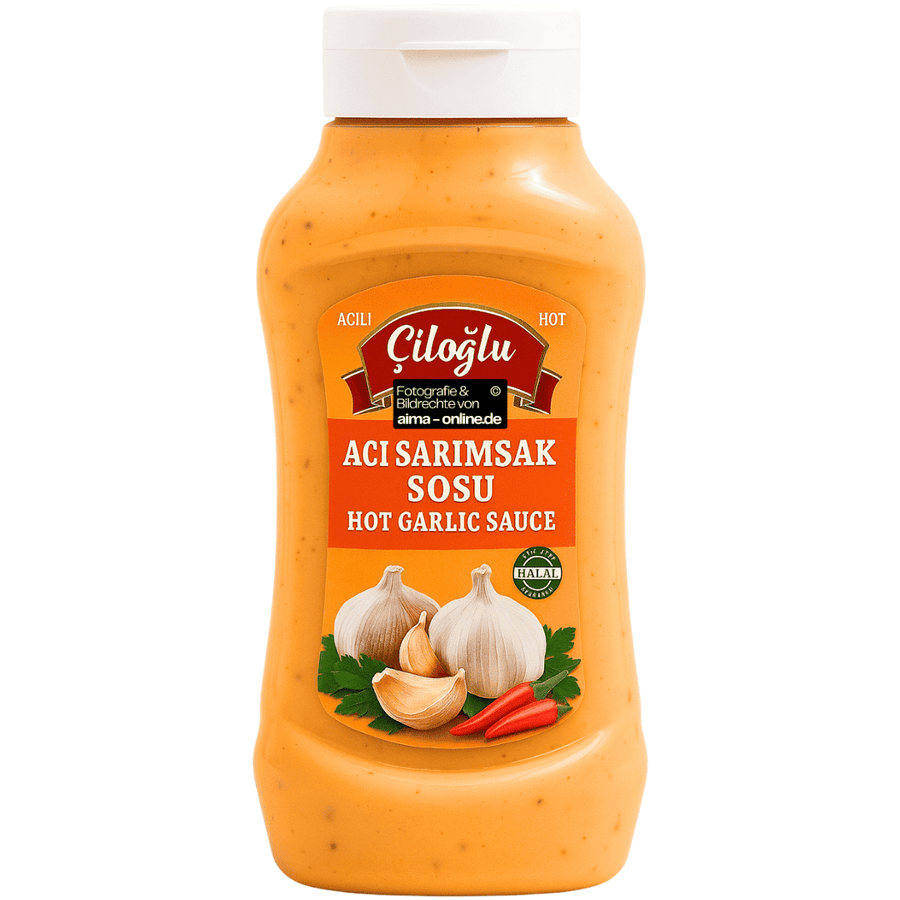 Ciloglu - Knoblauch Soße Scharf, Acili Sarimsak Sosu 480g